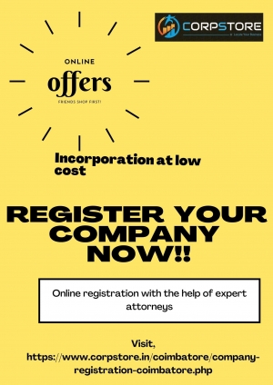 Register your Company at low cost